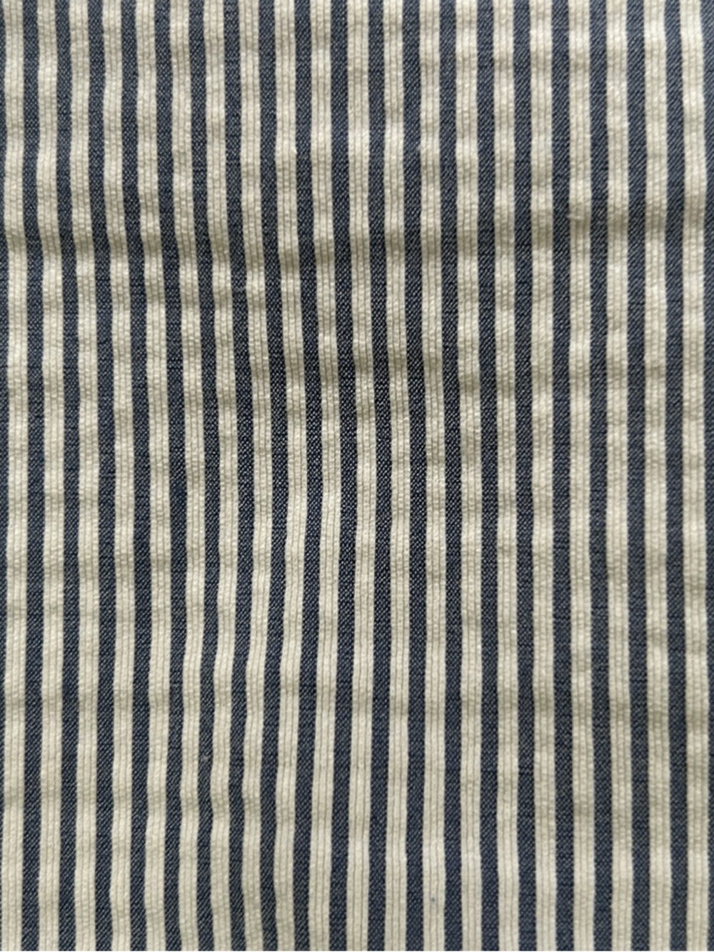J.Crew Blue White Pinstripe Sheath Dress Cotton Blend Size 14 - Picture 2 of 9